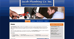 Desktop Screenshot of calljacobplumbing.com